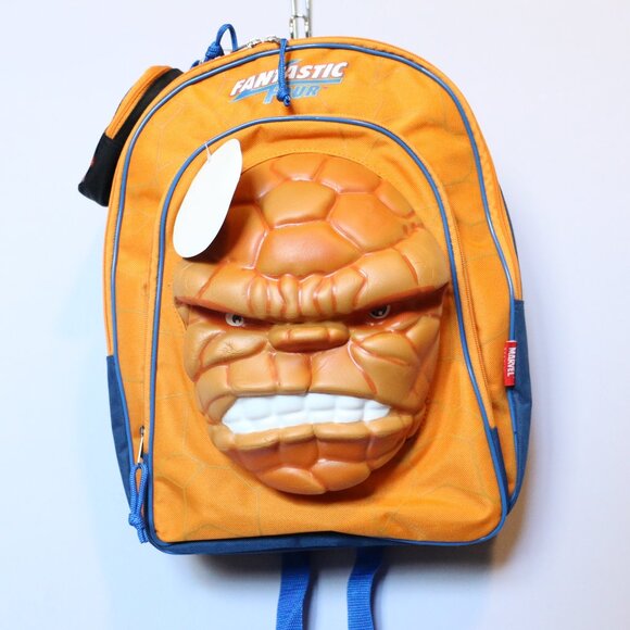 Marvel's Fantastic Four "The Thing" Backpack, with Small Pouch, Blue - Picture 2 of 12